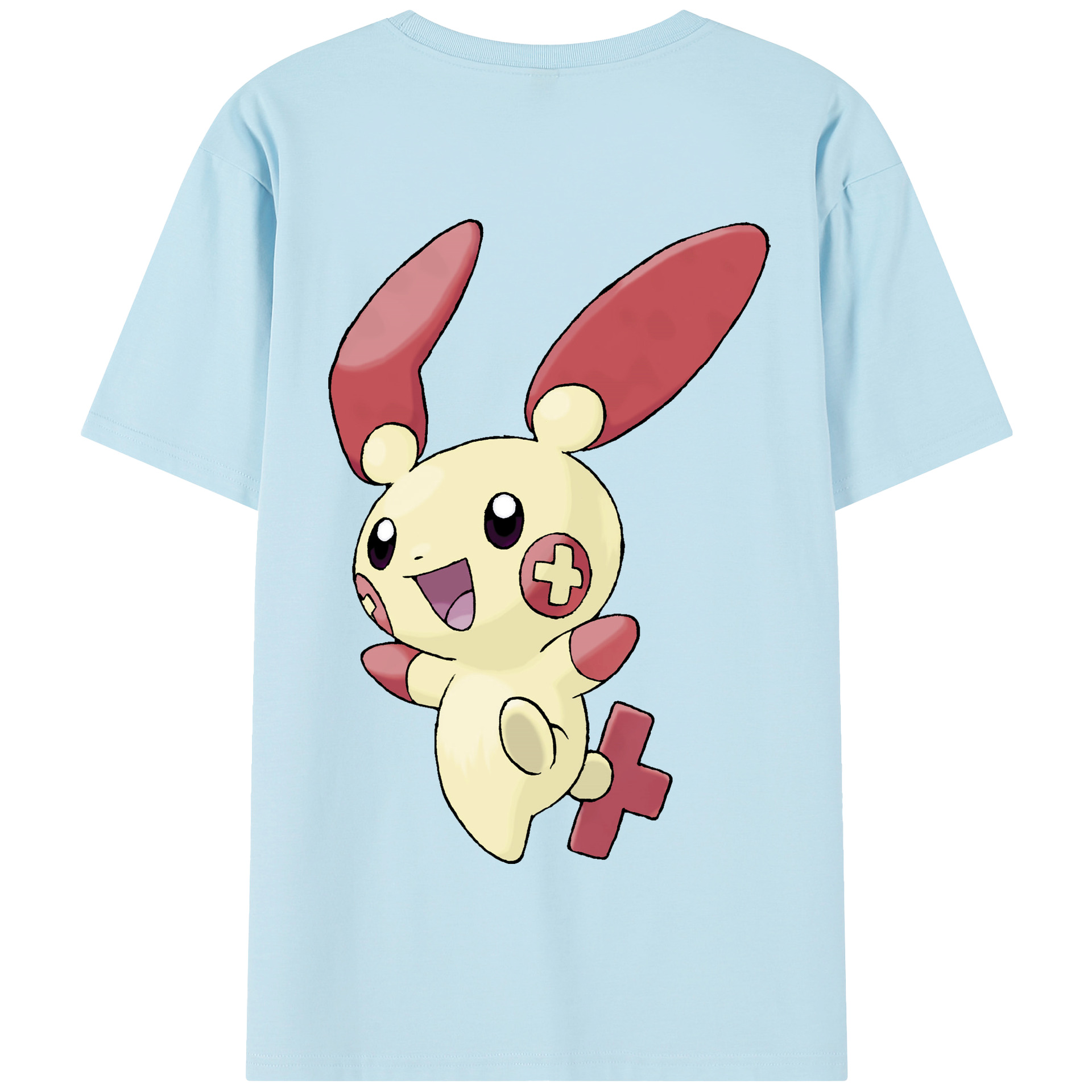 （画像用） ポケットモンスター Pokémon 綿100％半袖Tシャツ（背面プリント）